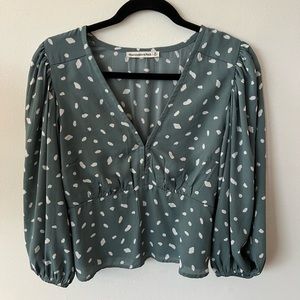 A&F Patterned Blouse